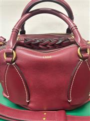 CHLOE WOMEN'S DARIA CALF-SKIN LEATHER SHOULDER BAG